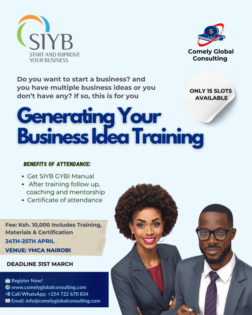 Generating your Business Idea event